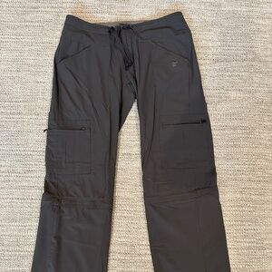 Mountain Hardwear Women's Convertible Hiking Pants, Size 8/32 - Gray